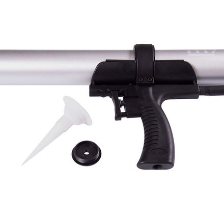 Цена на MIGHTY SEVEN (SK-1131) Шприц для герметика пневматический 600 см3, для "колбас"