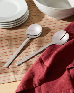 Alessi - Набор столовых приборов овальной формы для салата / артикул   REB09/14  / GTIN 8003299341832