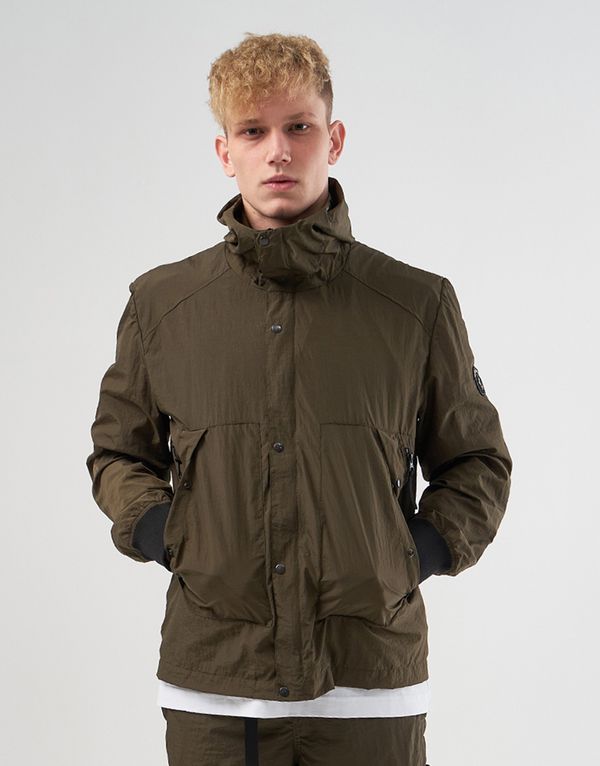 Ветровка We Don’t Care Crinkle Nylon Windrunner Jacket Khaki - фото 1