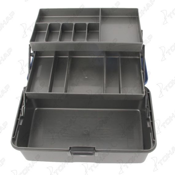 Ящик рыболова двухполочный синий (T-HS-FB2-B) Helios