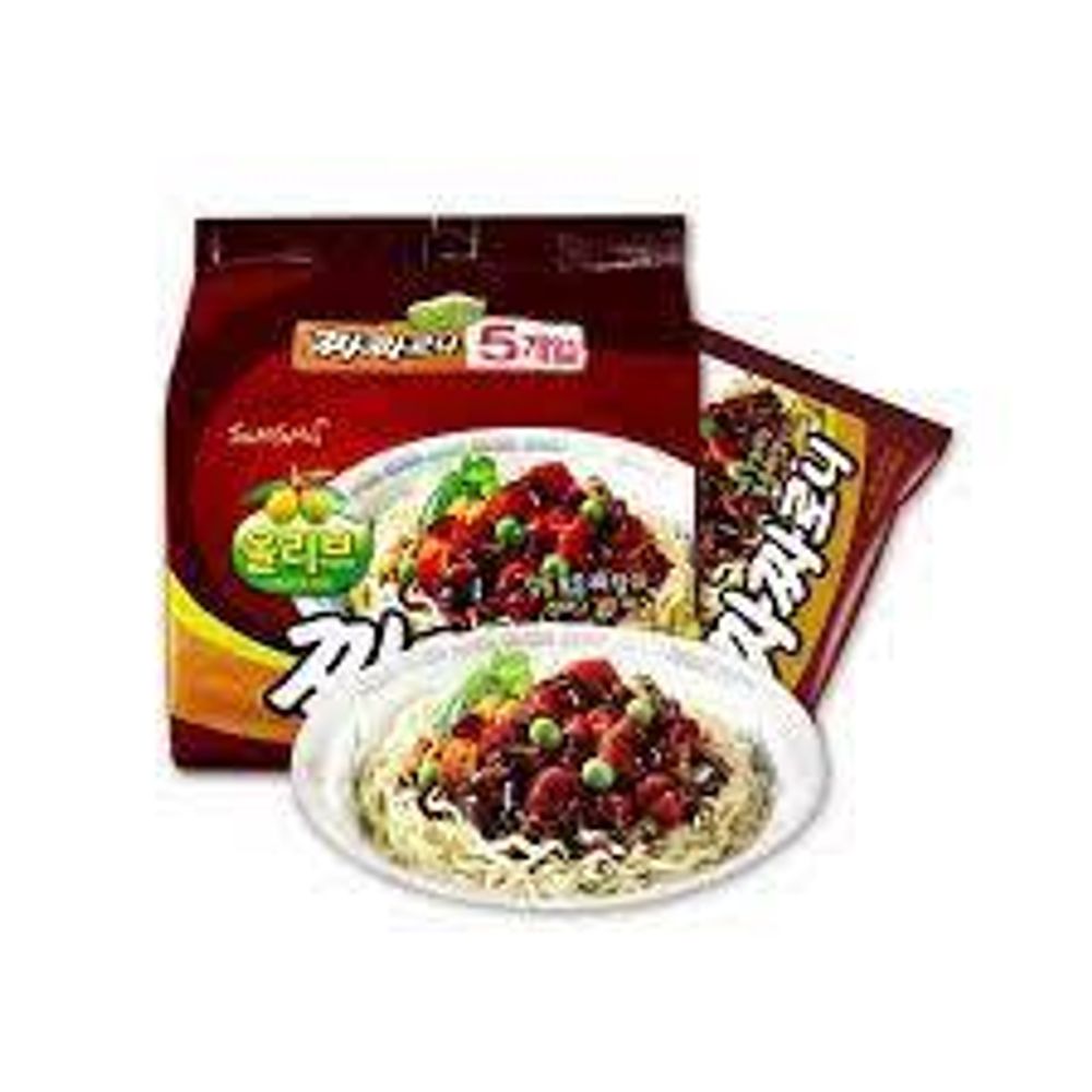 Лапша рамен со вкусом соуса из соевых бобов Samyang 5шт*140г