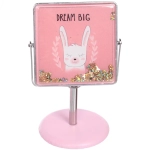 Зеркало настольное на ножке «Stylish image - Сладкие мечты», квадрат, 8*14 см (картон. коробка)