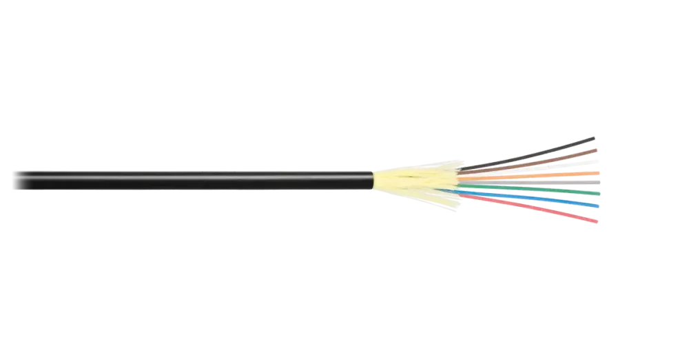 Кабель оптический 12 волоконный SM 9/125 внешний, 440 Н, распределительный.