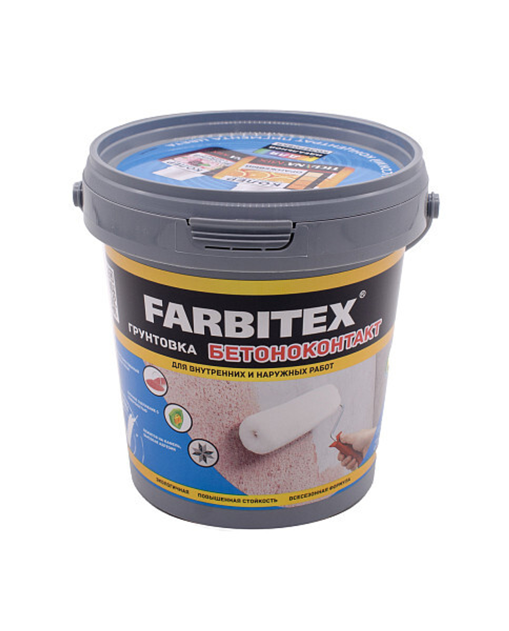 Грунтовка акриловая бетоноконтакт 3 кг FARBITEX