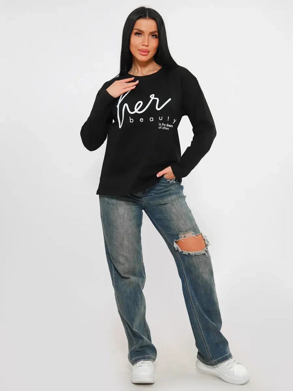 Лонгслив большие размеры