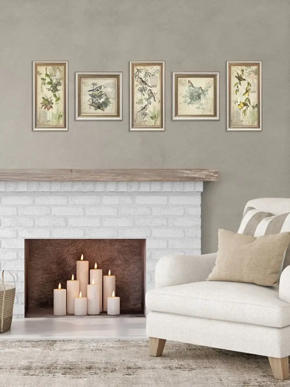 Картина на стену интерьерная на холсте 25х25см