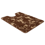 Коврик д/туалета Shahintex Vintage  60*80 шоколадный (02)