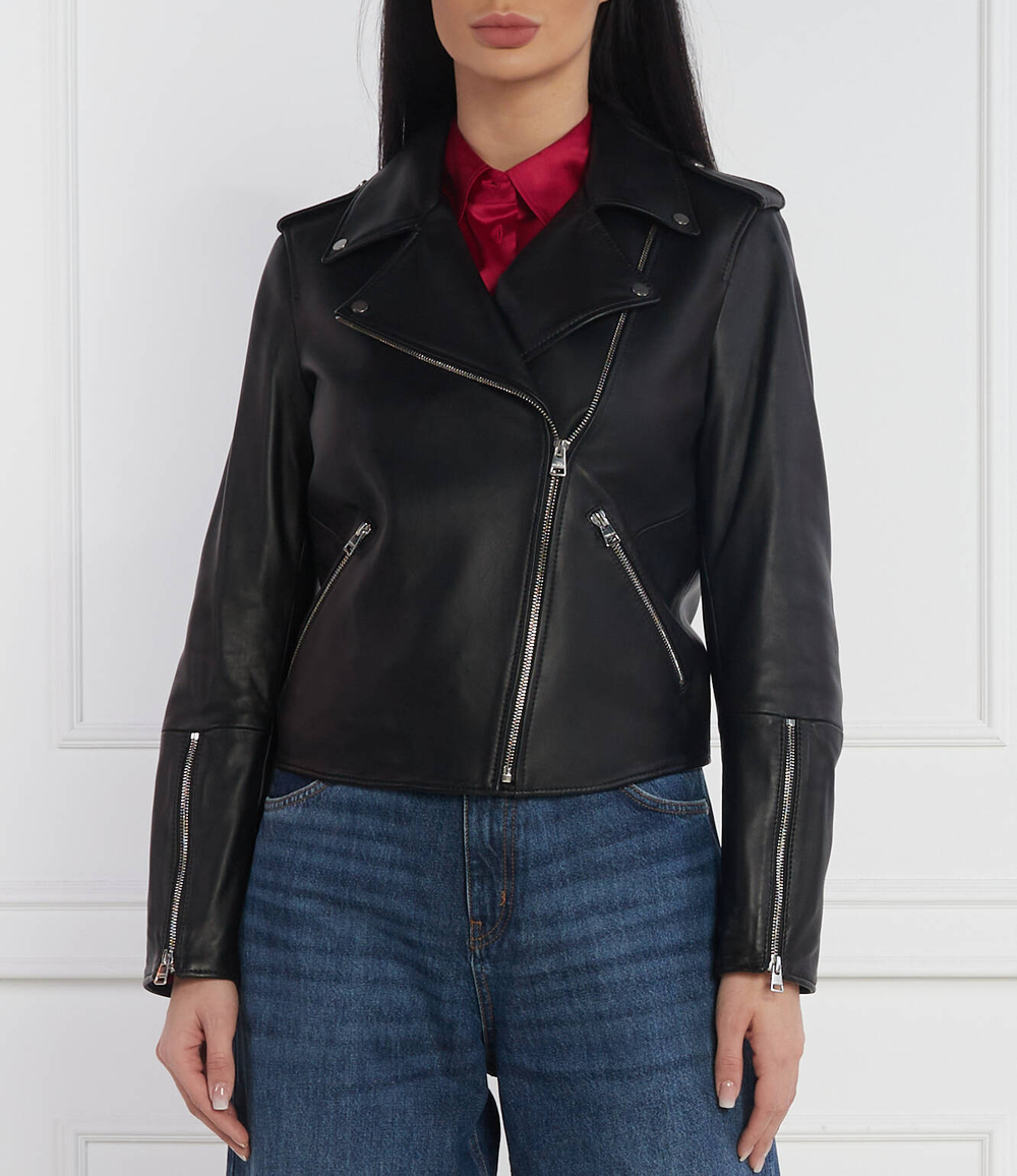 Кожаная косуха Lujana HUGO - черный(50512604)