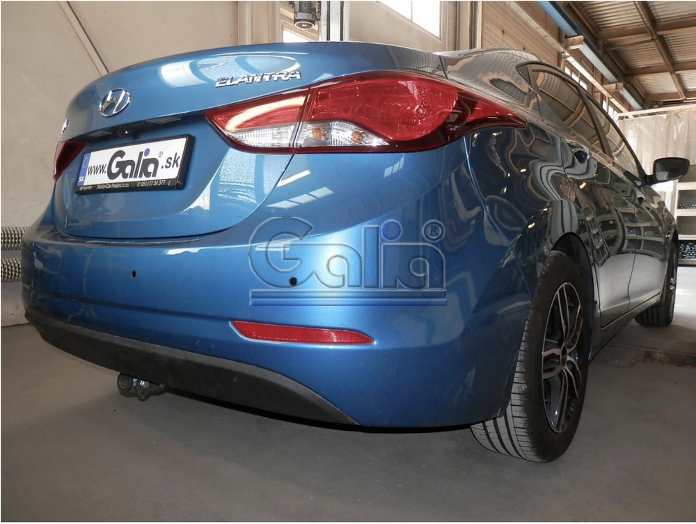 Фаркоп оцинкованный Galia H099C для Hyundai Elantra 2011-2016(паспорт и сертификат в комплекте)(без электрики)