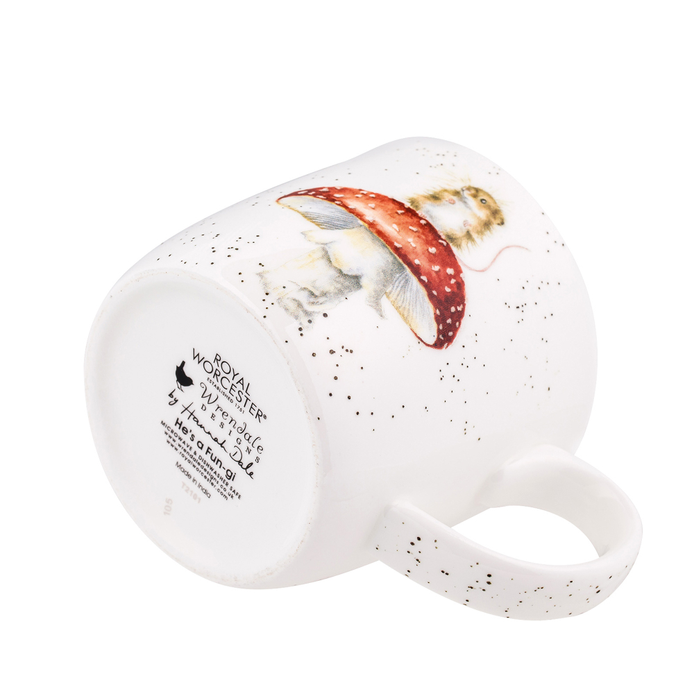 Кружка 310мл Royal Worcester Забавная фауна Хомяк и мухомор