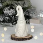 Украшение новогоднее GLOSS «Волшебник» 8.5*7*19 см, Белый