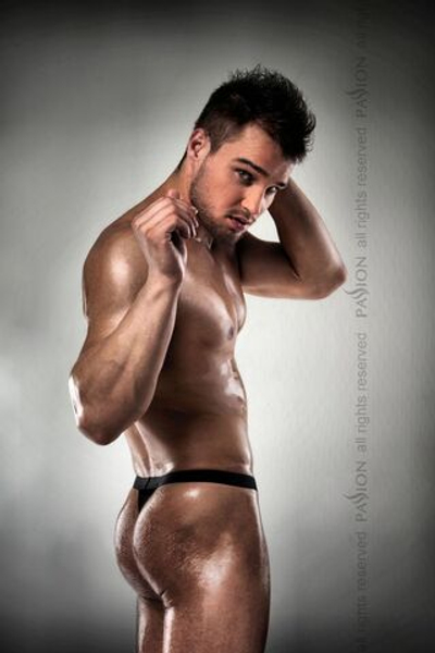 Мужские трусы-тонги (Размер: L-XL) (Цвет: черный)