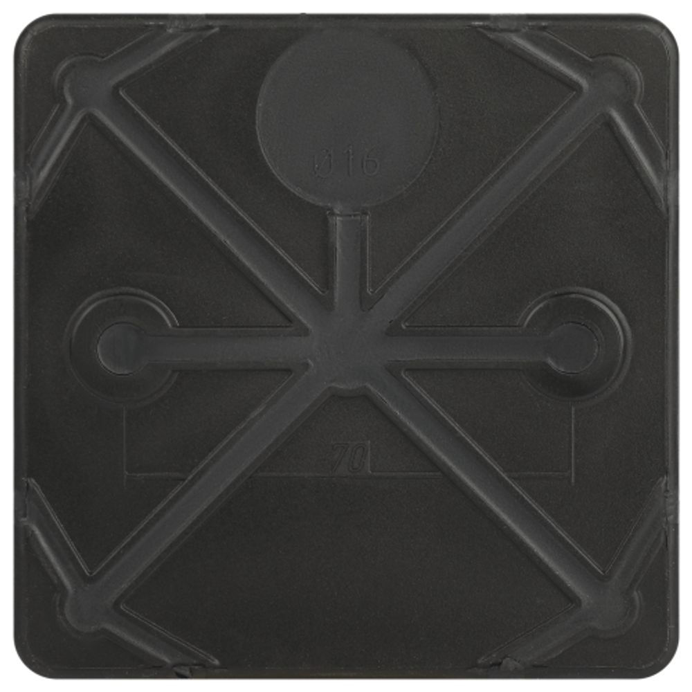 Распаячная коробка ЭРА KOR-100-100-50-9g-2MP-B двухкомпонентная HF стойкая к УФ 100х100х50мм черная прямой монтаж IP67