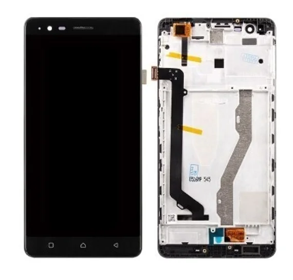 Дисплей для Lenovo K5 NOTE в сборе с тачскрином на рамке (Black)