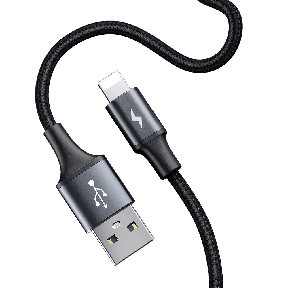 Автомобильный кабель + USB Хаб Baseus Special Data Cable for Backseat (USB to iP+Dual USB) - Black