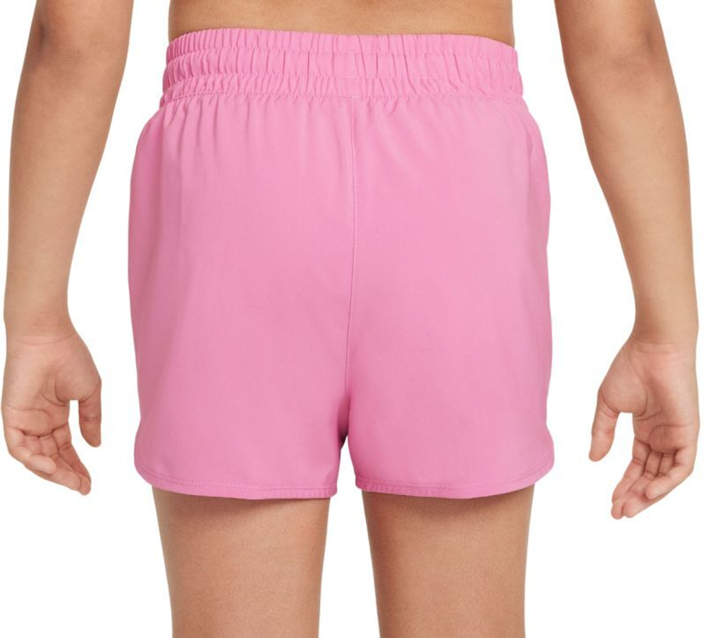 Детские шорты Nike Kids Dri-Fit One High-Waisted Woven Training - Pink