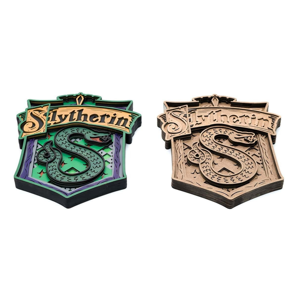 Слизерин от SamCraft - сборные объемные 3D картины из дерева своими руками, покрась, собери и склей