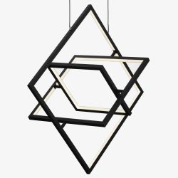 Citilux Cube CL719241 Подвесная светодиодная люстра Чёрная