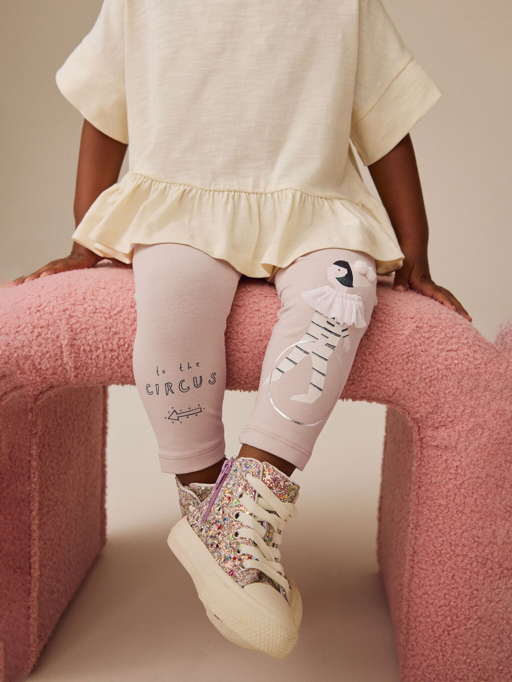 Легинсы для девочки Next E51-663, Светло-розовый