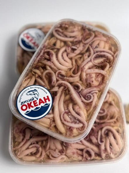 Щупальца кальмара в масле 500гр(банка) 1/6шт (Медвецкий)