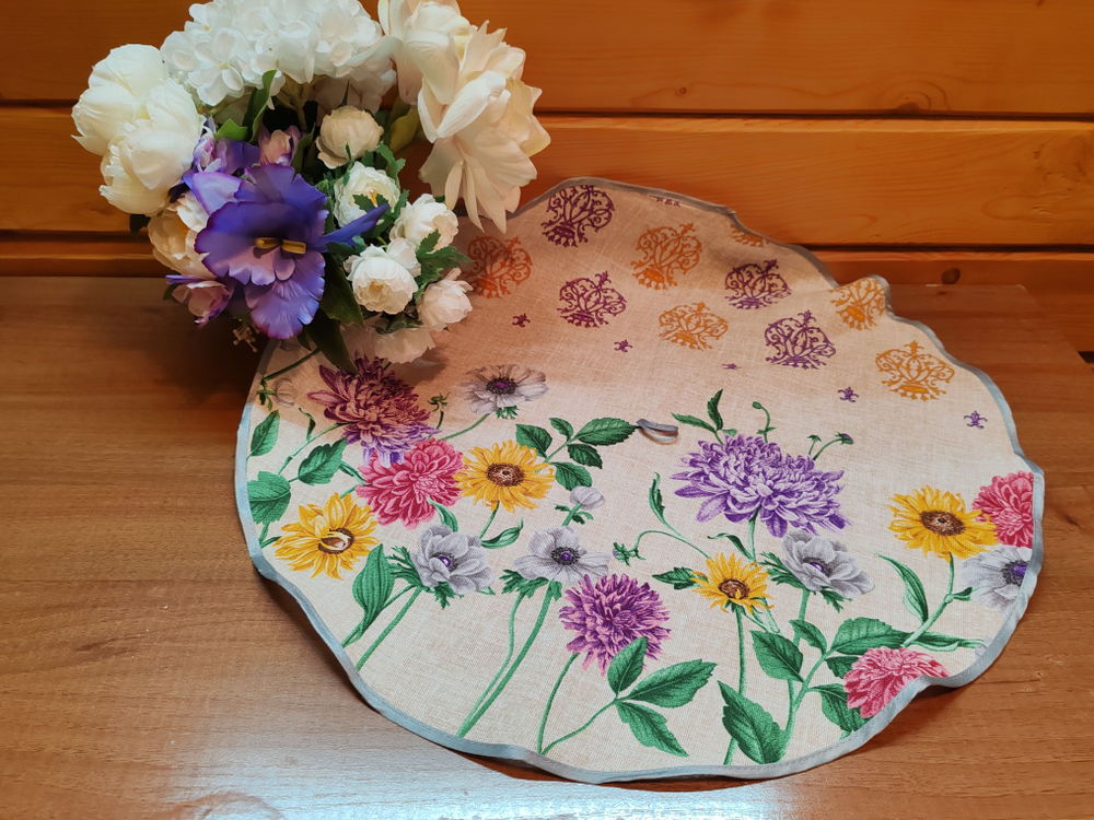 Полотенце кухонное, круглое, 2 шт, вафельное полотно