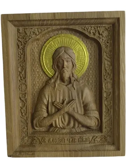 Освященная Икона Алексий Человек Божий Преподобный из дуба