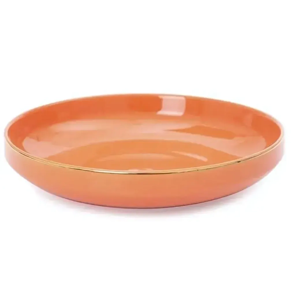 Тарелка суповая 19см «CORAL GOLD» DM3002