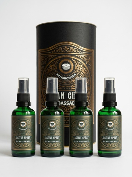 КУРС Спрей-активаторов для роста волос и бороды MOYABORODA "RENAISSANCE" с Капиксил (с Capixyl 5%). (200мл)