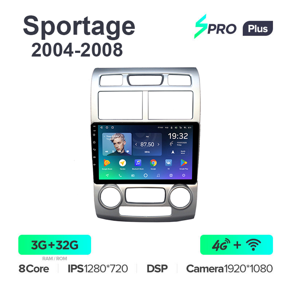 Teyes SPRO Plus 9"для Kia Sportage 2004-2008