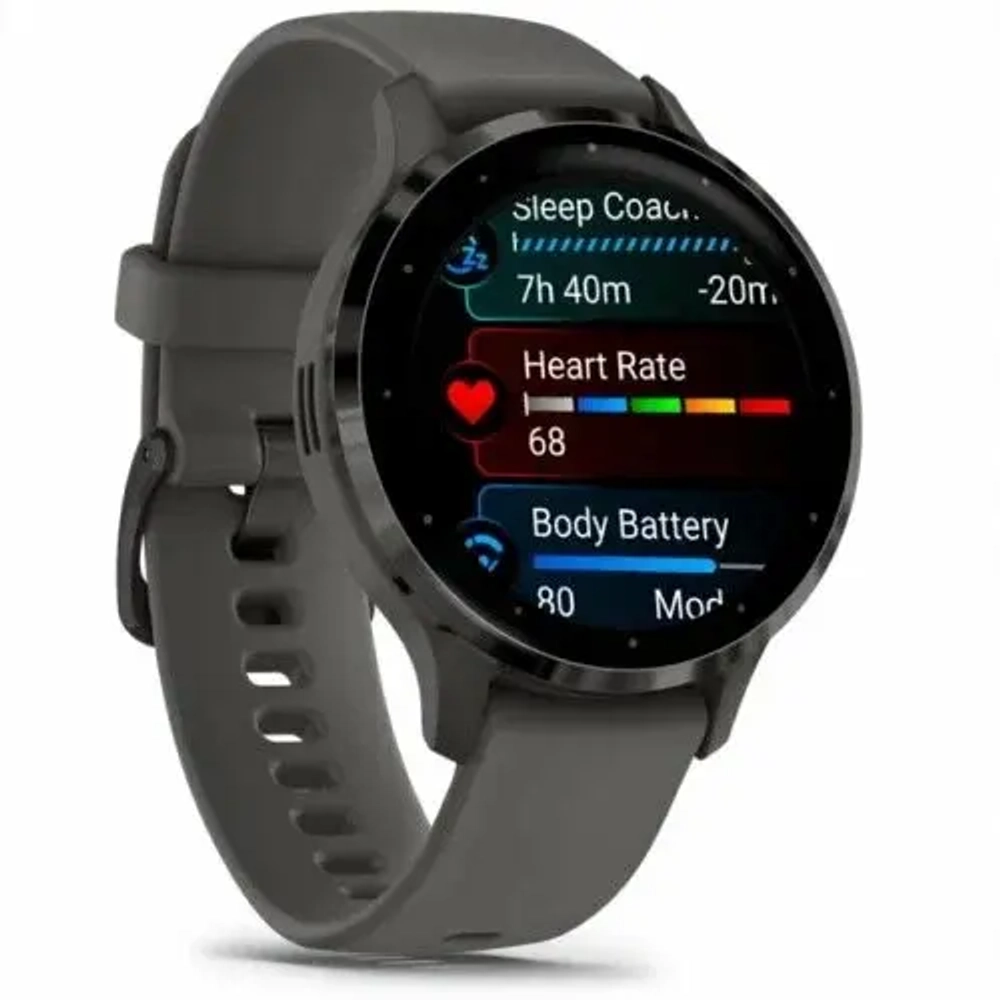 Умные часы Garmin Venu 3S 41 мм, серый (Pebble/Gray)