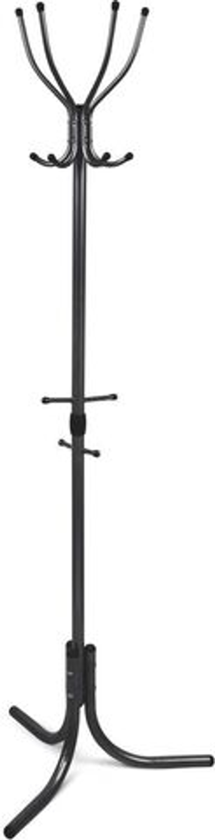 Вешалка напольная Комфорт ВК4/Ч  чёрный, 4 крючка