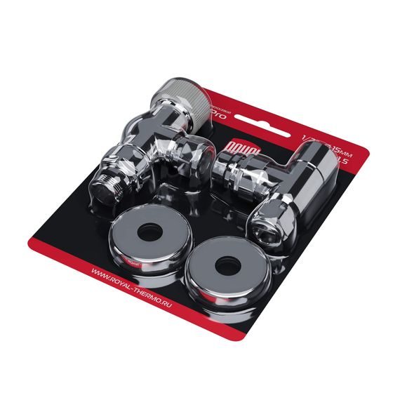 Набор термостатический осевой Royal Thermo Design Pro 15мм М30х1,5 (Хром) купить в Москве и Московской области по низкой цене с доставкой по России — (7) Набор термостатический осевой Royal Thermo Design Pro 15мм М30х1,5 (Хром) — (7)