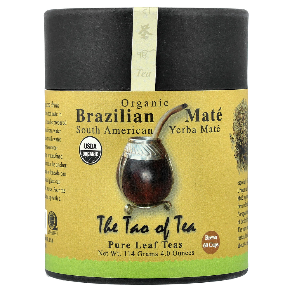 The Tao of Tea, Органический южноамериканский йерба мате, бразильский мате, 114 г (4 унции)