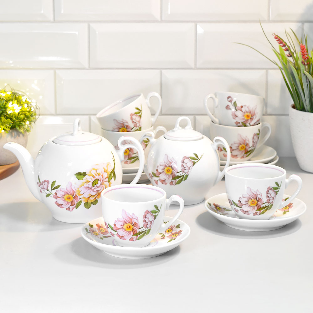 Чайный сервиз 14 (16) предметов форма Гармония Забава