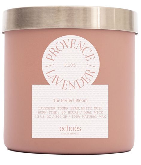 Provence Lavender, свеча Perfect Bloom collection, Echoes