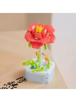 3D конструктор Цветок в горшке Пион A5
