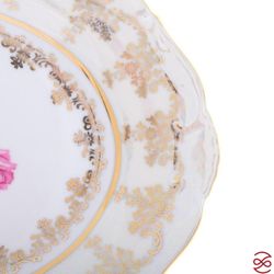 Блюдо овальное Queen's Crown Aristokrat Роза 32 см