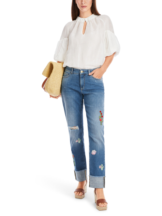 Джинсы из хлопка