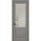 Купить Межкомнатная дверь керамик NC 10 серый остеклённая