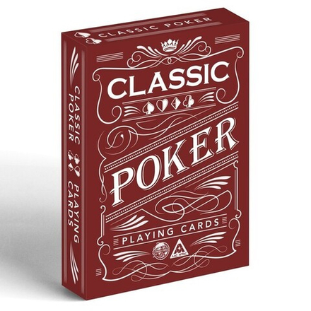 Игральные пластиковые карты «Poker classic» (54 карты)