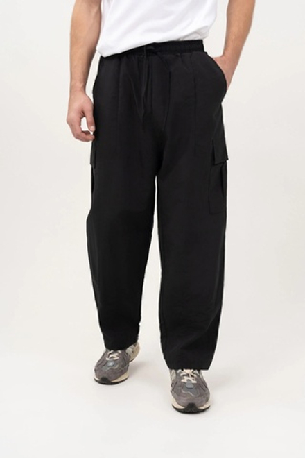 Брюки KUL'TURA "Nylon cargo" Черный