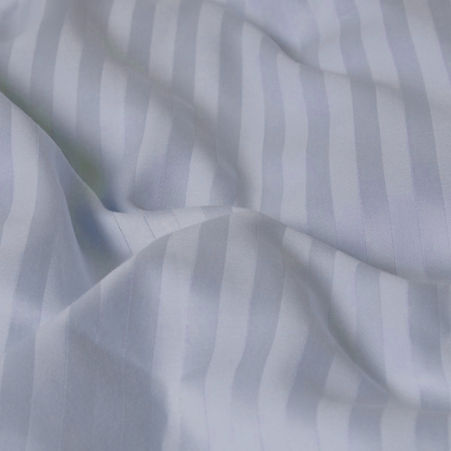 Комплект постельного белья Сатин страйп (Деним, 100% хлопок, 135 гр/м2)