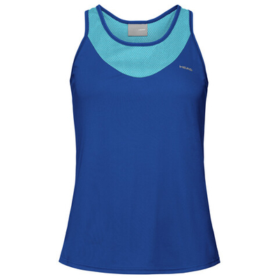 Женский топ теннисный Head Tenley Tank Top W - royal blue/aqua