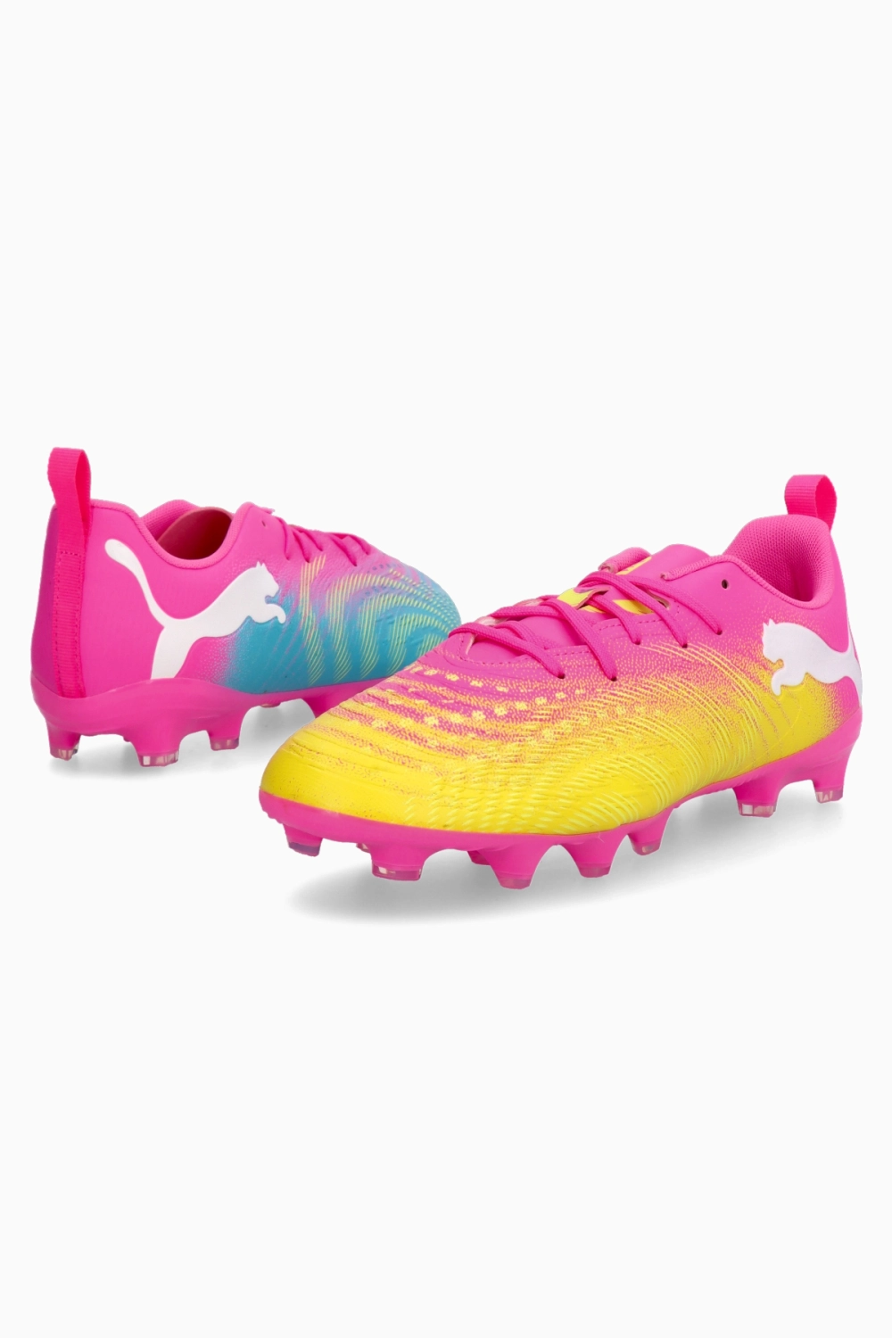 Бутсы Puma Future 9 Play FG/AG Junior - розовый