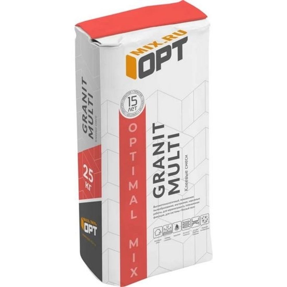 Клей плиточный GRANIT MULTI OPT 25кг