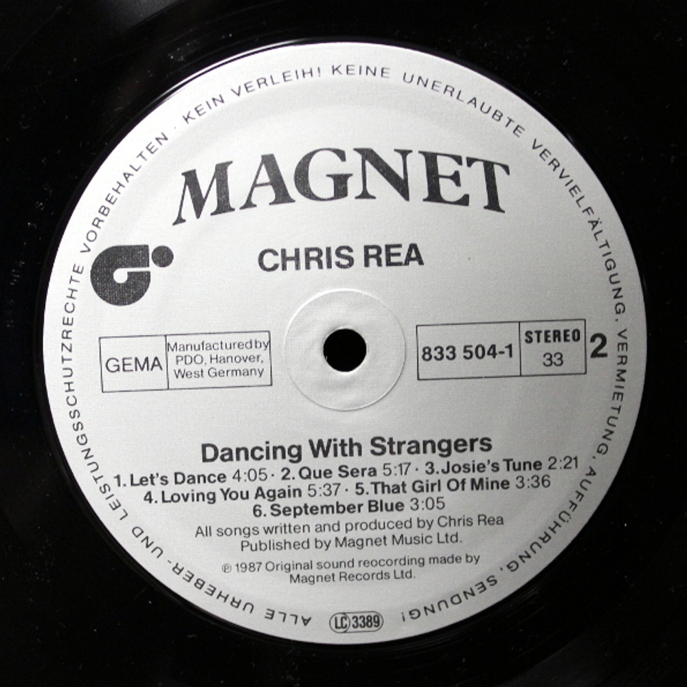 Chris Rea / Dancing With Strangers (LP)