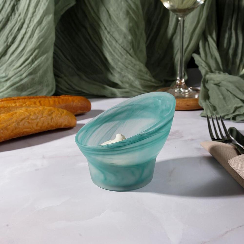 Соусник 150 мл 9*6,5 см   конус матовое стекло P.L. Proff Cuisine [4]