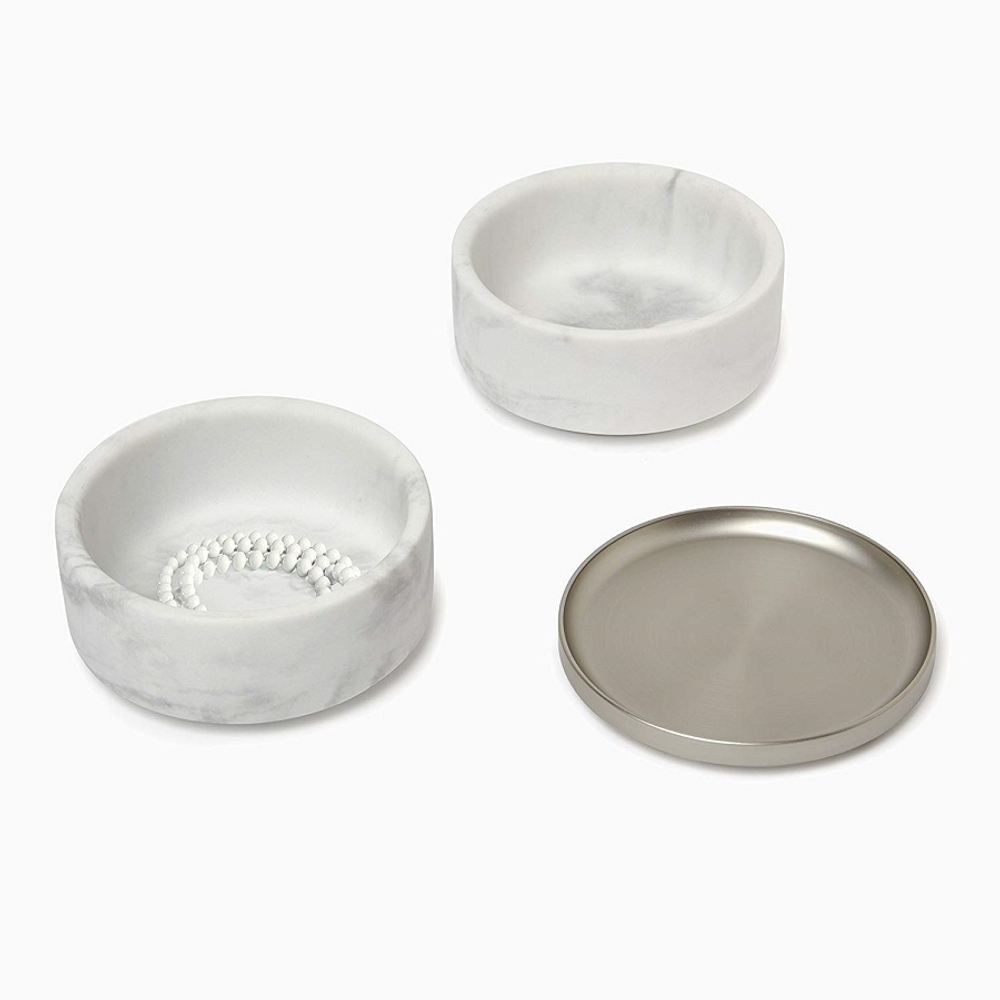 Шкатулка для украшений Tesora белая Umbra