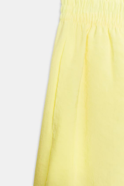 ZARA СВОБОДНЫЕ ШОРТЫ С ЭЛАСТИЧНЫМ ПОЯСОМ, ЖЕЛТЫЙ