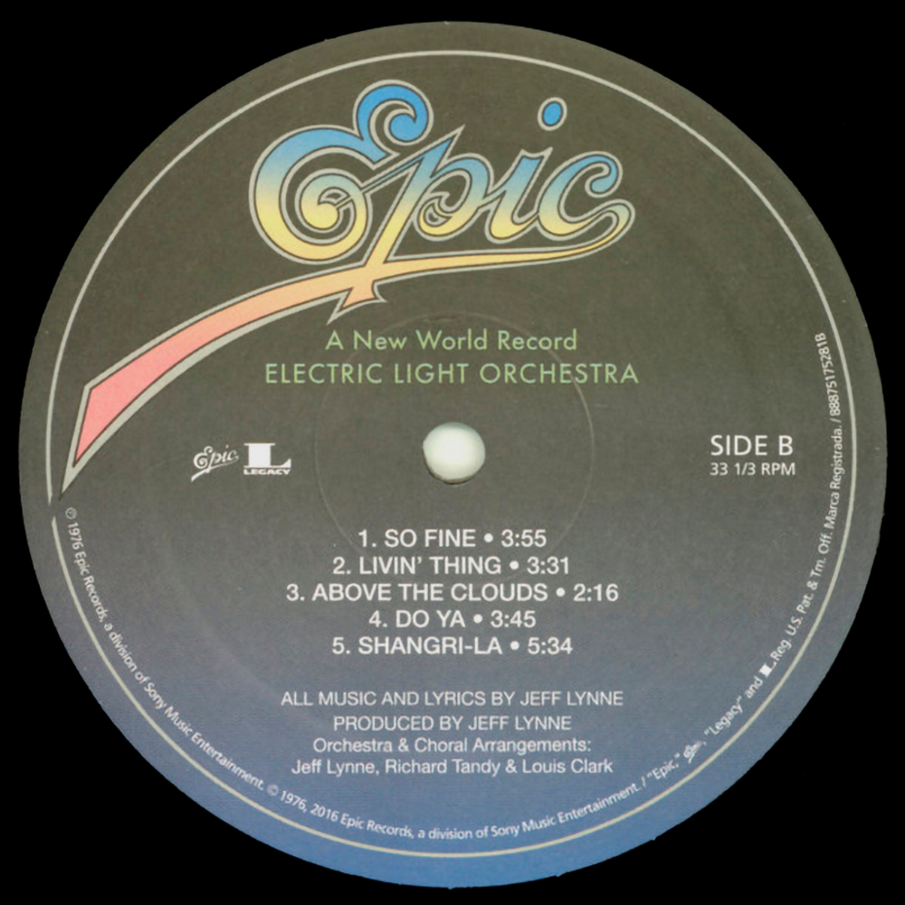 Electric Light Orchestra / A New World Record (LP)